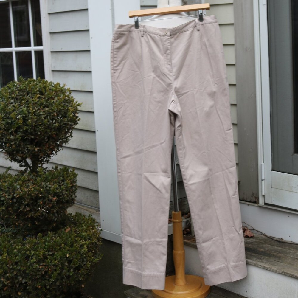 Pendleton Tall Tan Classic Cotton Straight Leg Chino Khaki Pants Sz 16T